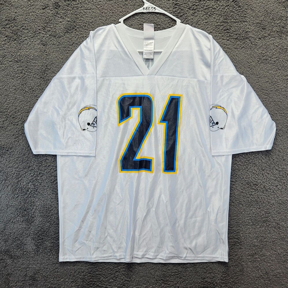 NFL LaDainian Tomlinson‎ #21 San Diego Chargers Jersey Size XL White